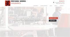 Desktop Screenshot of michaelwonginsurance.com